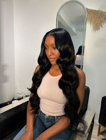 Raw Wavy 5x5 Closure